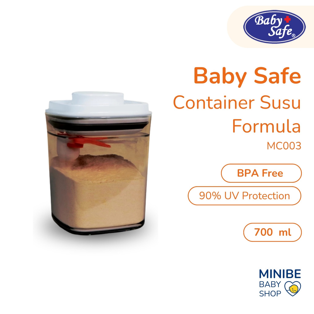BabySafe - MC003 - Wadah Penyimpanan Susu Formula 700 ml | Toples Susu Formula | Kotak Susu Formula