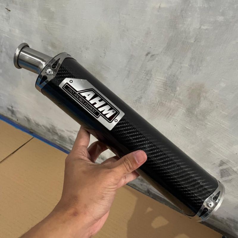 AHM 2Stroke Exhaust Stainless only - Muffler/Ekzos AHM 2Stroke Ninja Rr Ss RX king Fiz R Yamaha R