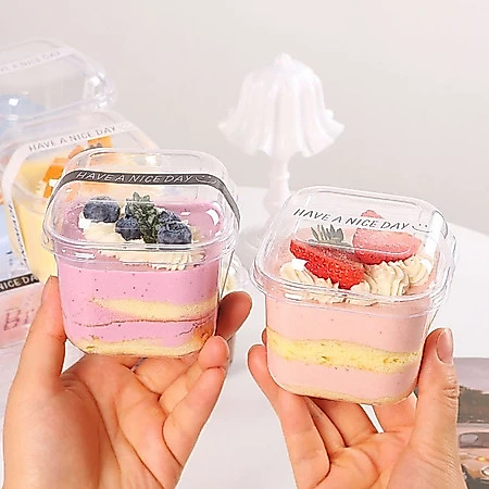 10pcs dessert box korean dessert cup box dessert tiramisu salad cup
