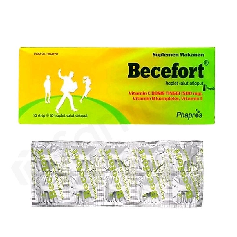 Becefort asli Vitamin makanan dan suplemen