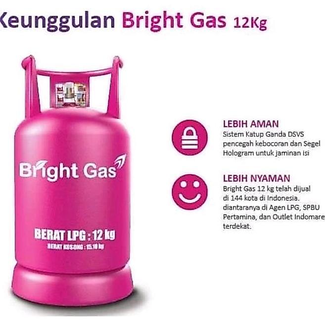 Tabung LPG 12 Kg Isi Pertamina Original dan Segel
