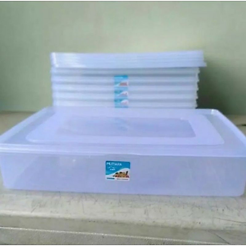 Kotak Donut 5500 ml / Tempat Donat Plastik KMP Mutiara 5500ml Food Grade