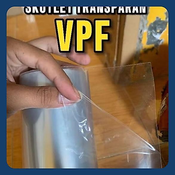 STIKER SKOTLET MOTOR VPF SUPER GLOSSY PELINDUNG BODY MOTOR SCOTLET TRANSPARAN VPF