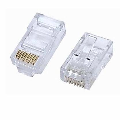 Konektor RJ45 UTP Cat5e Cat 5e isi 100 pcs Spectra