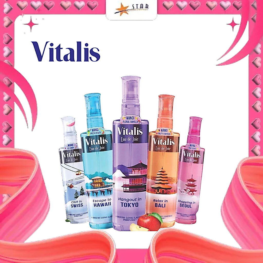 VITALIS EAU DE JOIE 100ML | Parfum wanita | parfum hijab floral