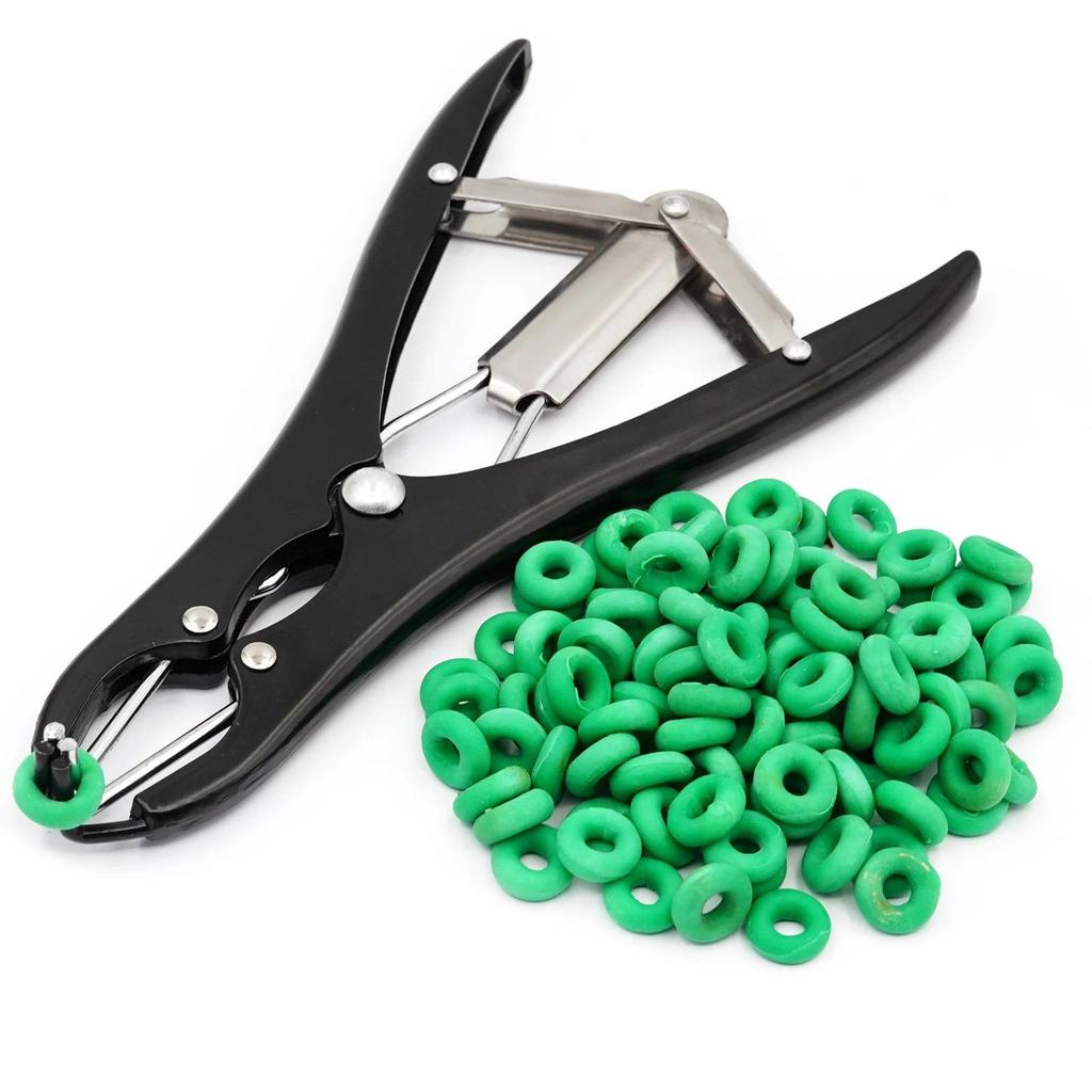 Livestock Pig Goat Sheep Castration Pliers Particulate Rubber Ring Castration Device Veterinary Equi
