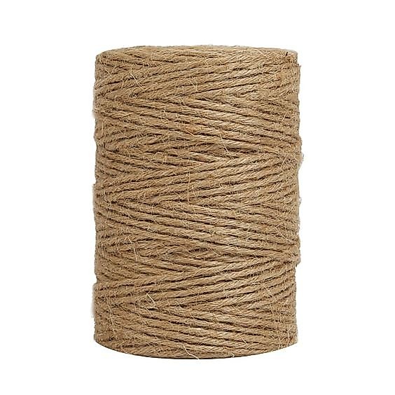 Tali Rami 3ply - warna coklat natural. Tali Goni