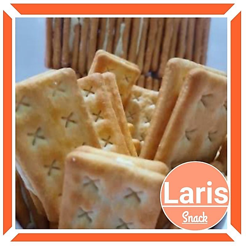 Biskuit Khong Guan 500 GR/ Waffer Lemon Biscuits Puff Crackers / Biskuit Khong Guan  Lemon