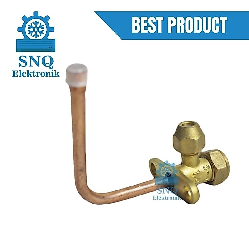 Kran outdoor AC ukuran 1/4 untuk ac 1/2 PK sampai 2 PK - Pentil pengisian freon AC LG, samsung, pana
