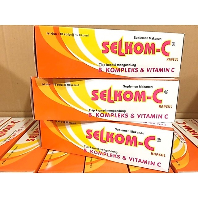 Selkom C Kapsul Multivitamin, Suplemen, Vitamin C