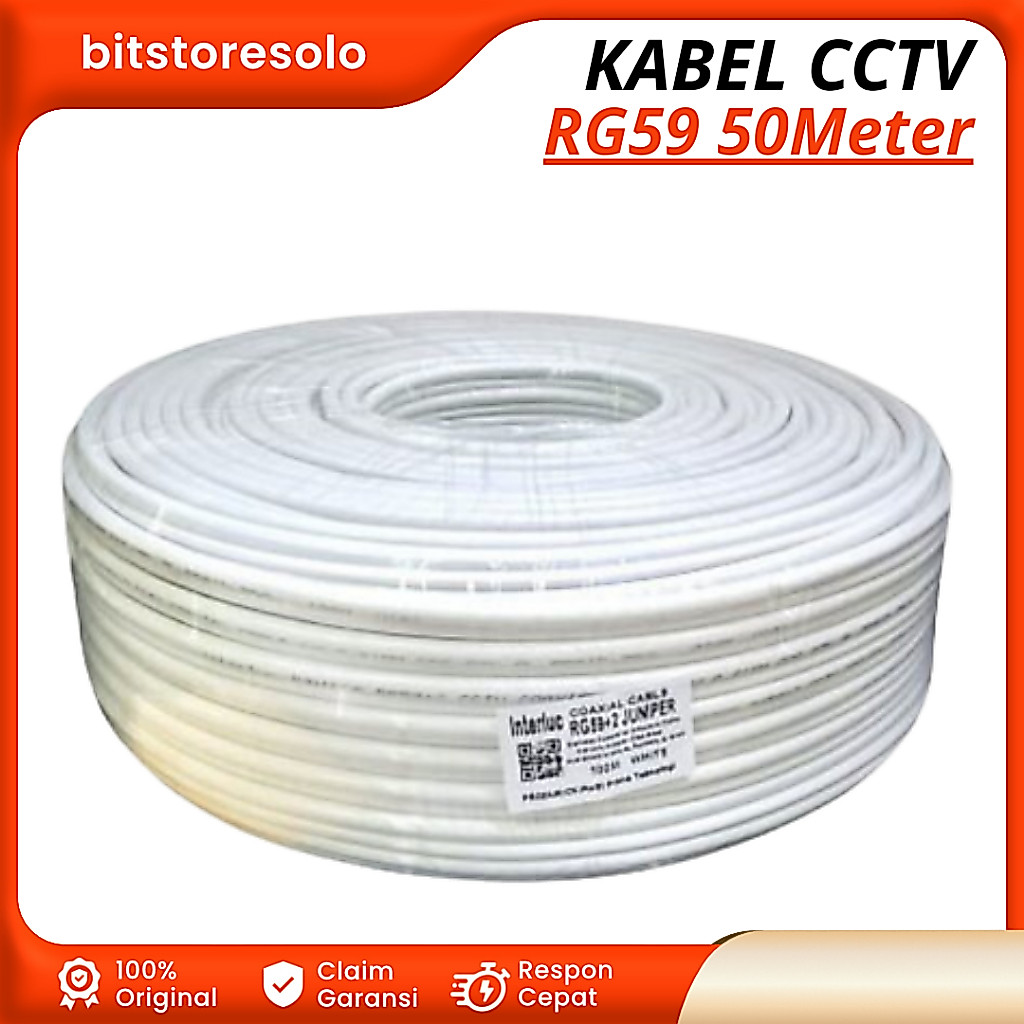 Kabel CCTV RG59 50 Meter