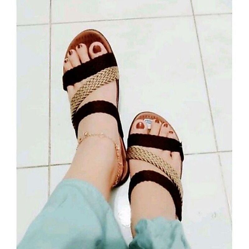 sandal wanita Turki adesa selempang