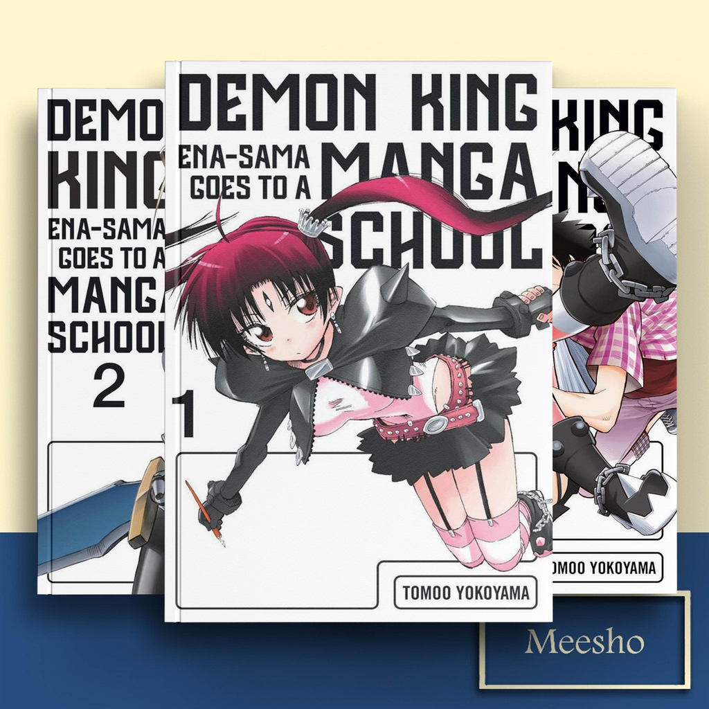 Demon King Ena-sama Goes to a Manga School, Vol. 1-3 ( Komik Manga ) by Tomoo Yokoyama