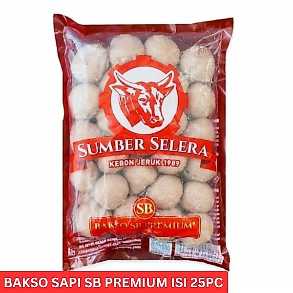 Bakso Sapi SB Premium Sumber Selera / Baso Sapi SB 25pcs