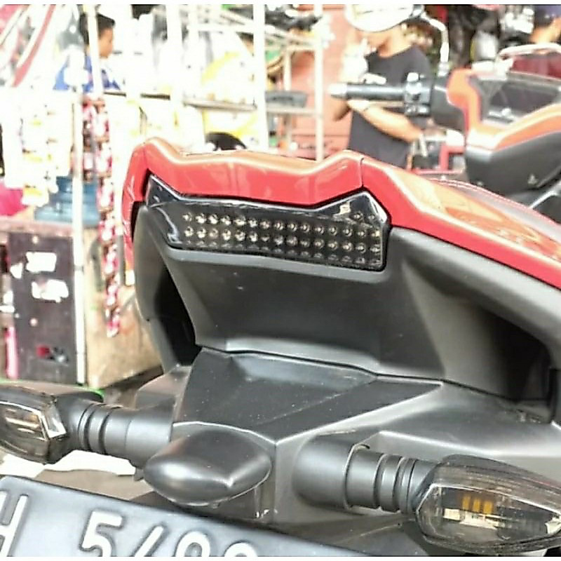 mika lampu belakang aerox 155 new mika stop aerox new nemo original