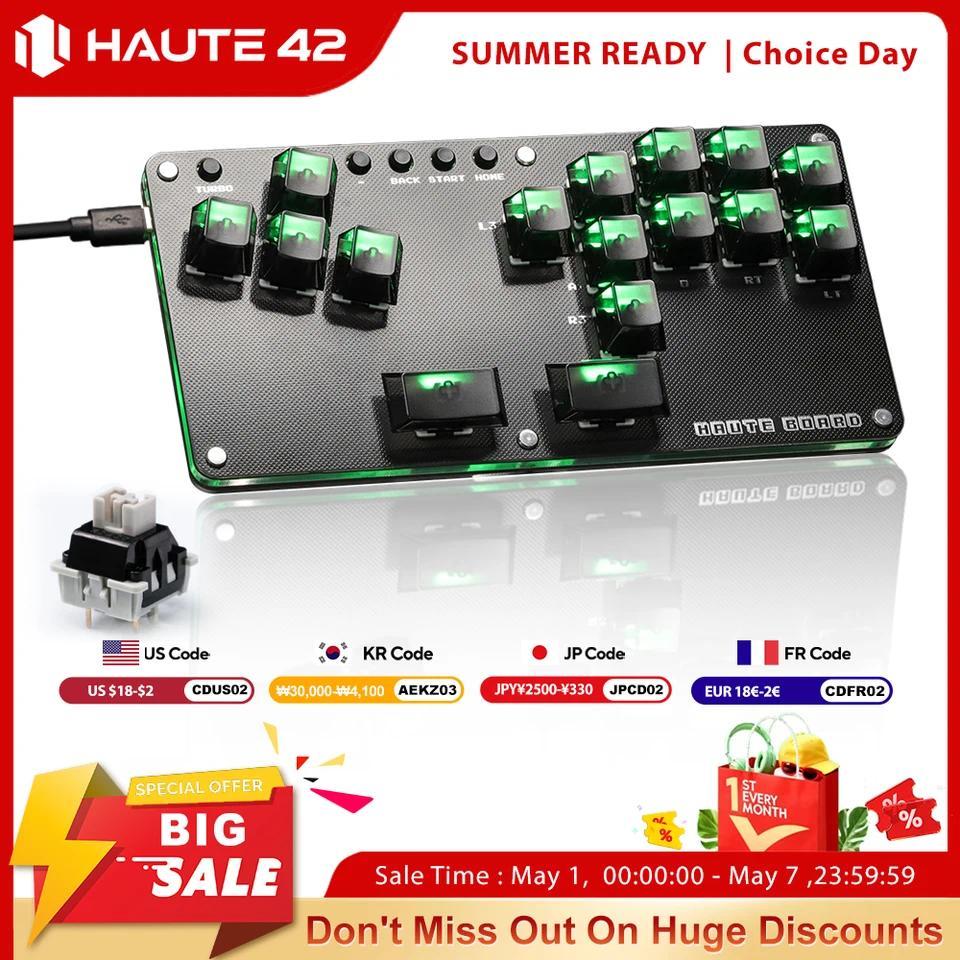 Haute42 Fightstick Hitbox Leverless Controller Mini Stickless Arcade Stick For PC /Ps3/ Ps4 /Swit Ar