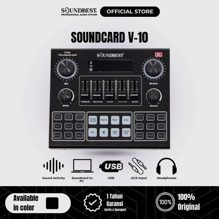 SOUNDCARD SOUNDBEST - V10 LIVE STREAMING