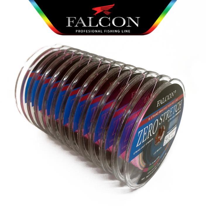 Promo Best senar PE X8 FALCON ZERO STRETCH - Pe 6.0