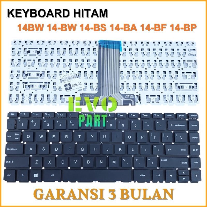 Keyboard For Laptop HP 14BW 14-BW003AU HP 14-BW009AU -EVO