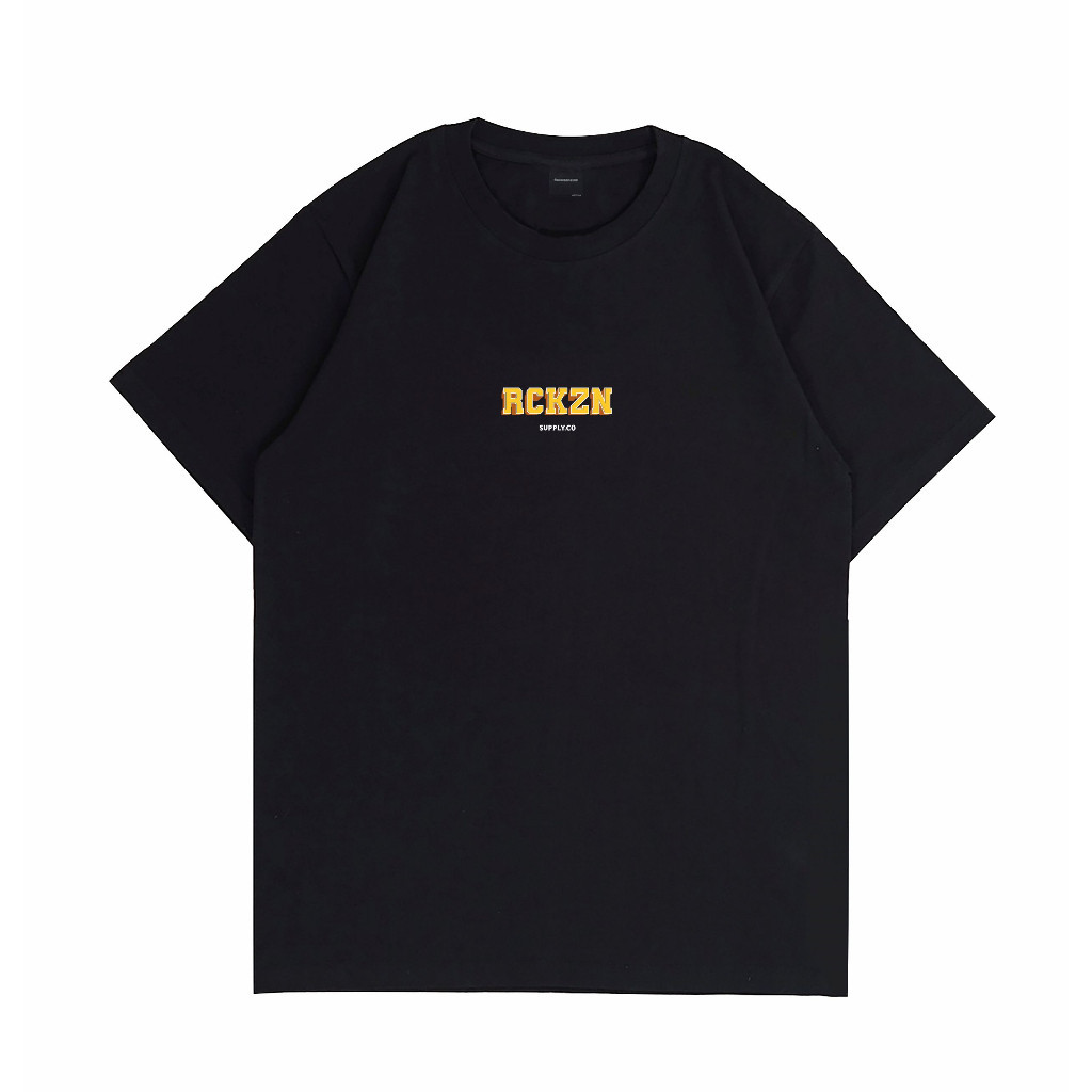 ROCKZONEINC | T-SHIRT BASIC RZ SUPPLY | KAOS HITAM | KAOS DISTRO | KAOS KEREN | KAOS OBLONG
