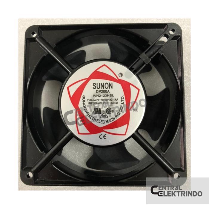 Fan AC Sunon 12x12 cm Cooling Fan 220v