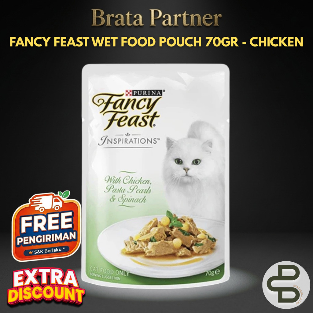 FANCY FEAST WET FOOD POUCH 70GR - CHICKEN