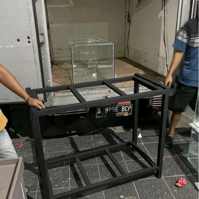 Rak aquarium 100x60 besi galvanis