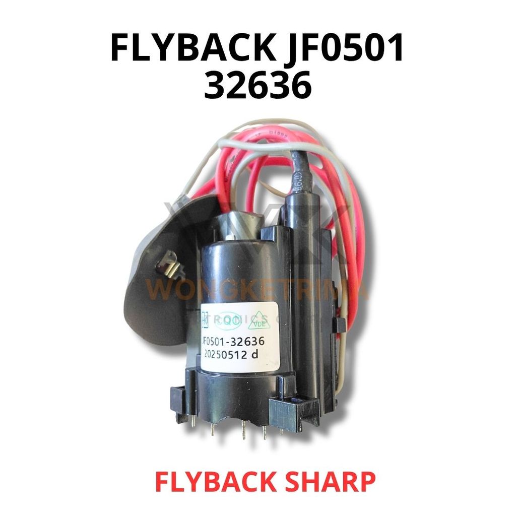 Flyback JF0501 32636 Sharp Alexander Piccolo Slim 21 Inch FA143WJZZ FBT TV Tabung CRT Sparepart TV