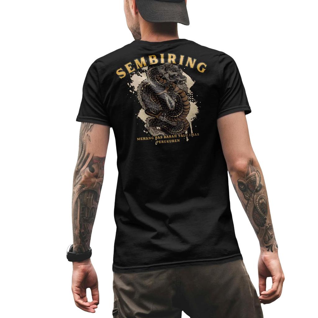 SEMBIRING Premium T-shirt KAOS MARGA Sembiring "Onan Zo | Kaos Karo" Hitam Sablon Pria Distro Oblong