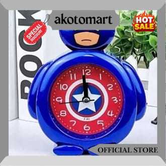 Jam Alarm Karakter Avanger / Spiderman / Ironman / Captain Amerika TLG