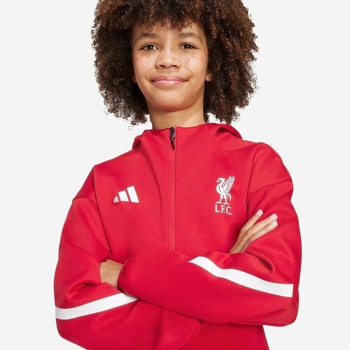 Serendity// Liverpool Fc Adidas Z.N.E. Anthem Jacket Kids - Official Lfc Jaket Original Anak