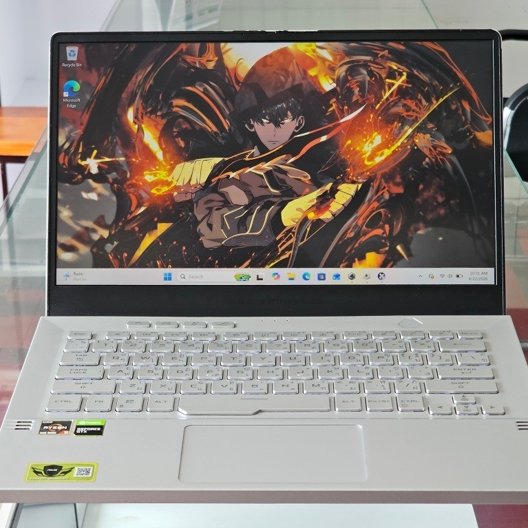 ASUS ROG Zephyrus ANIMATRIX G14 GA401II AMD Ryzen 5 4600HS Ram 8 GB SSD 512 GB Nvidia GTX 1650 Ti 12