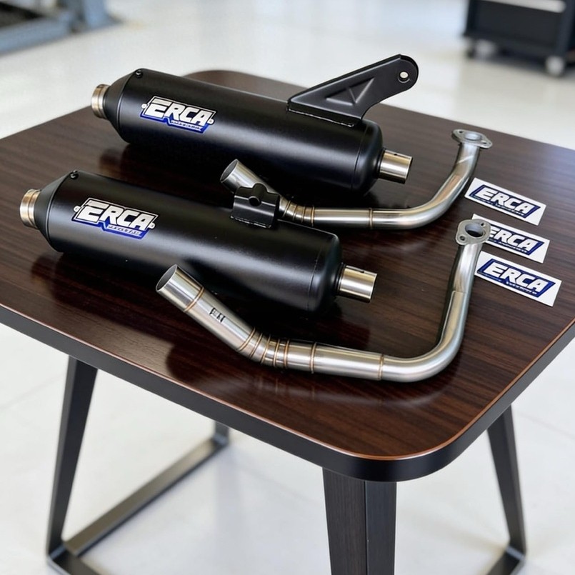 TERLARIS KNALPOT ERCA VL ALL MOTOR MATIC MIO BEAT VARIO NMAX AEROX PCX XEON SPIN