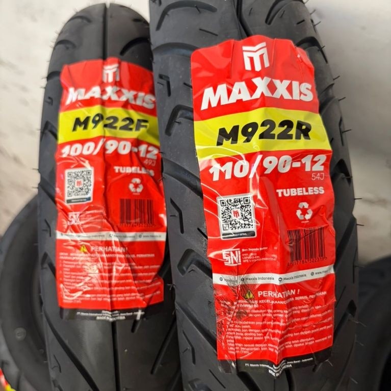 BAN MAXXIS M922 - 110/90-12 / 110-90-12 / FRONT / REAR BAN TUBELESS BAN MOTOR SCOPPY / BAN HONDA / B