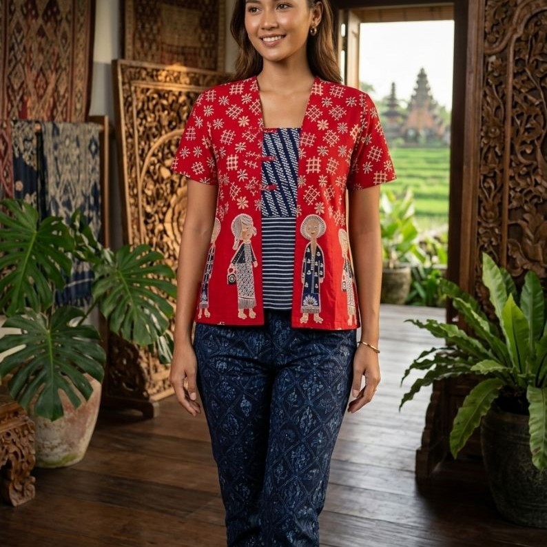 BLOUSE CHEONGSAM MBOK JAMU