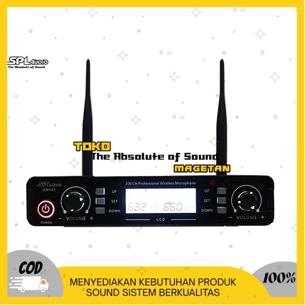 Microphone/ mic Wireless SPL Audio WM102