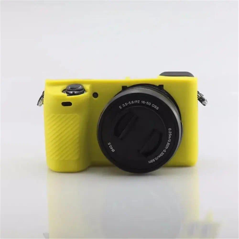 Camera Soft Rubber Silicone Case for Sony A6400 A6300 A6100 Body Cover Skin