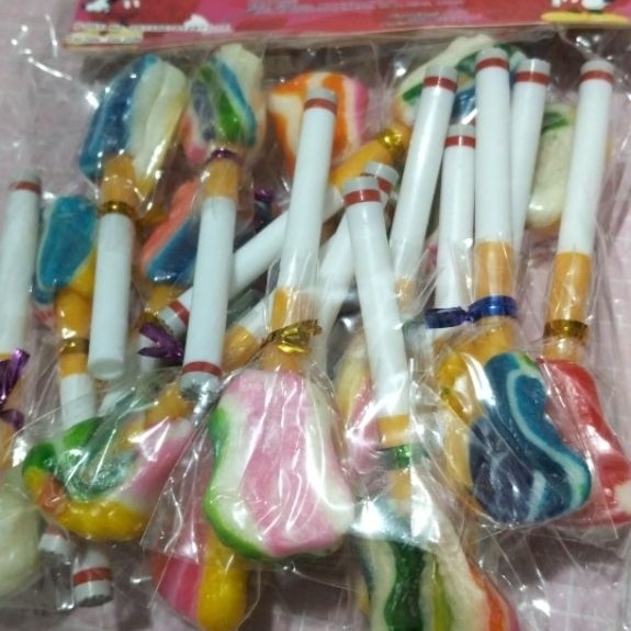 20 Pcs Mainan permen Rokok lollipop