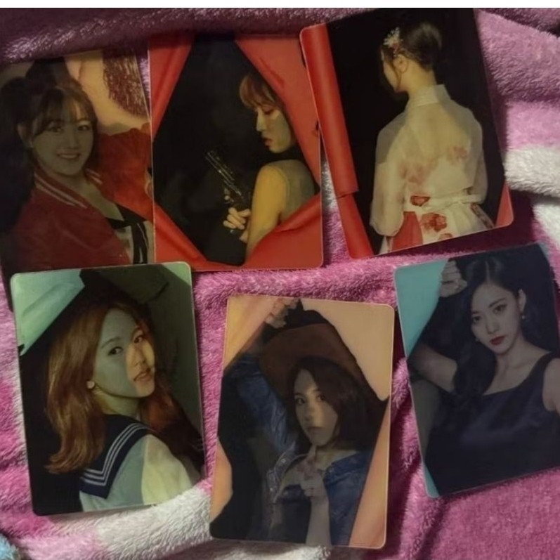 [ ready stock ] set take all 6 pc official photocard lenticular twice the story begins holo ori