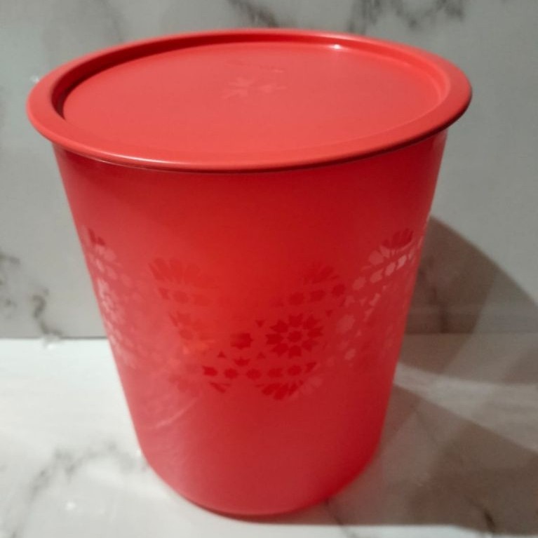 mosaic canister tupperware