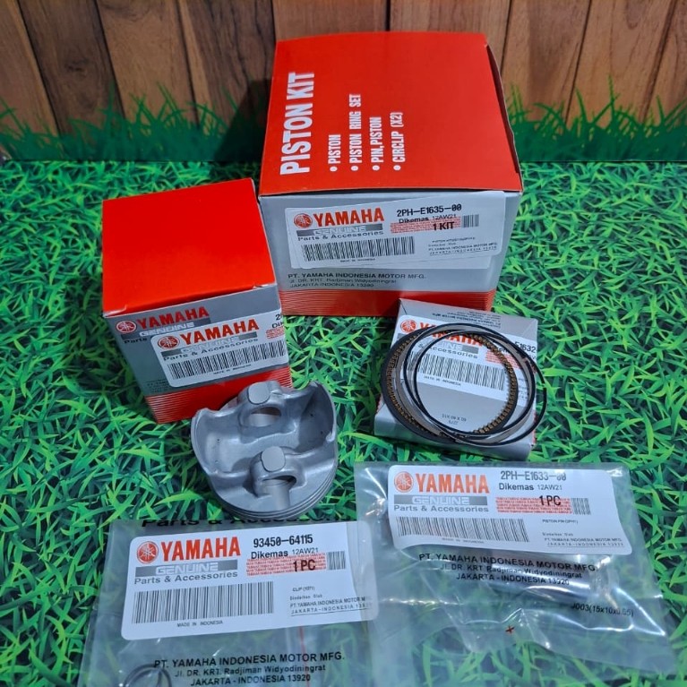 PISTON KIT RING SEHER MIO M3 125,MIO SOUL GT 125 SIZE STD (2PH)