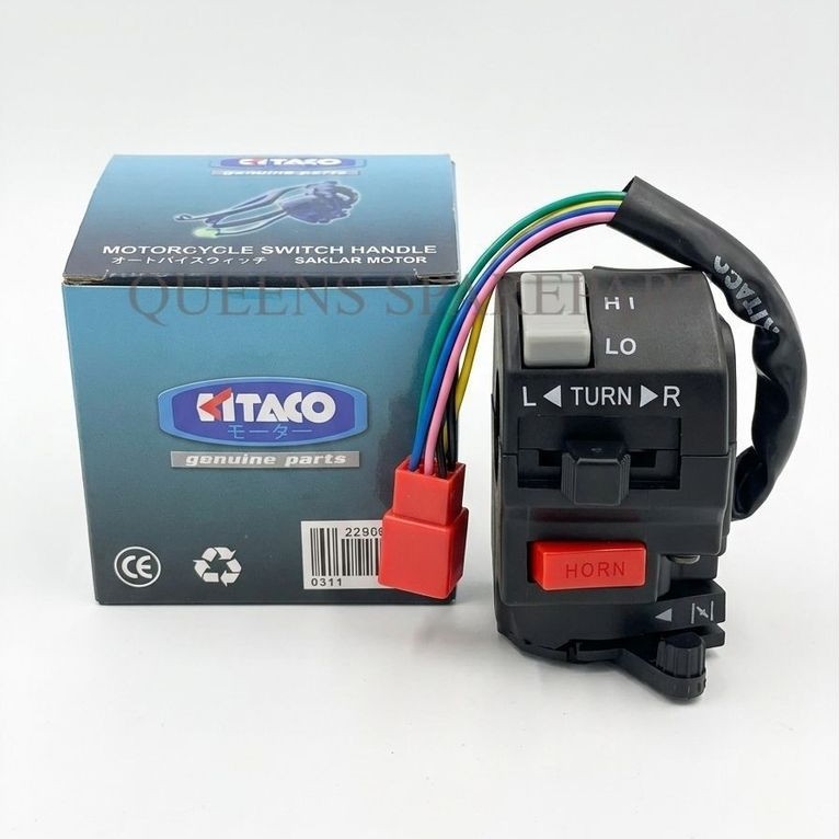 [QUEEN] HANDLE SWITCH HOLDER SAKLAR KIRI JUPITER Z SAKLAR MOTOR JUPITER Z L/H SWITCH HANDLE KITACO
