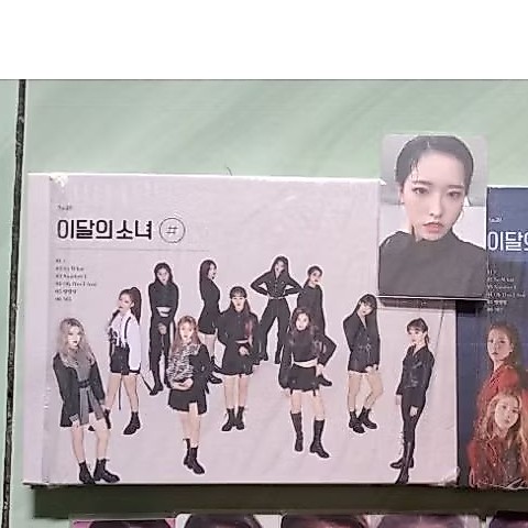 loona # Hash Album Normal A & Limited B Fullset photocard Olivia hye Son Hyejoo with folded poster