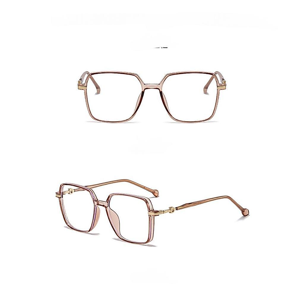 Fuhang Kacamata Wanita Pria Frame Kotak Lentur Optik Blueray Photocromik Bluecromik Minus Baca 0366