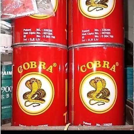 thinner cobra merah kecil
