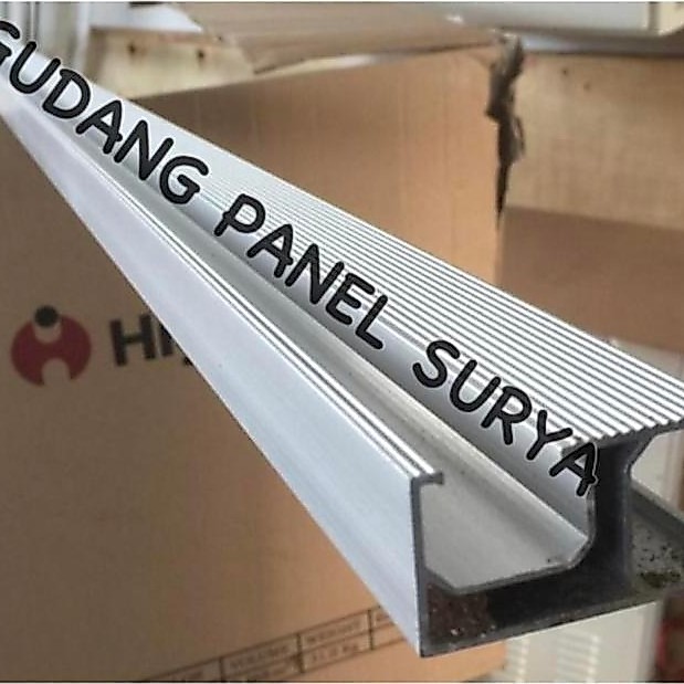 Mounting Bracket Panel Surya / Solar Panel Rail - Aluminium Rail 2,5m