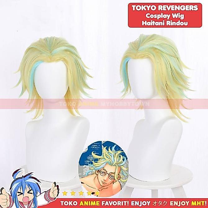 Wig Cosplay Anime Tokyo Revengers : Haitani Rindou