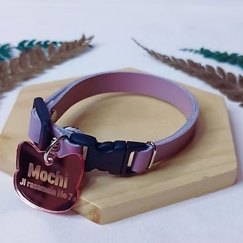 Kalung Kucing custom nama, Aman untuk Anabul