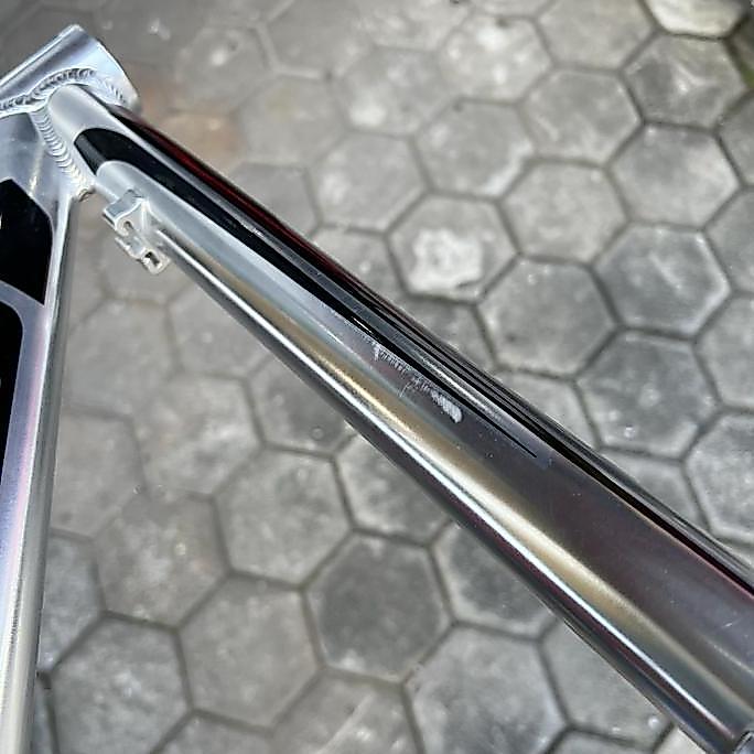 Frame Sepeda Mtb Gt Allumunium Alloy Silver 26 Taiwan Avalanche