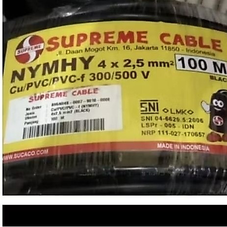 kabel NYYHY 4x2,5  kabel NYMHY 4x2.5 Supreme Jembo